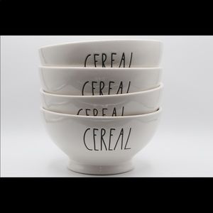 Rae Dunn Set of 4 cereal bowls